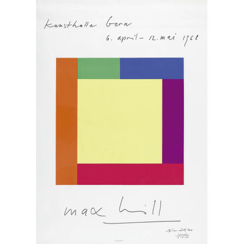 MAX BILL : 'Kunsthalle Bern' (DOBIASCHOFSKY AUKTIONEN AG)