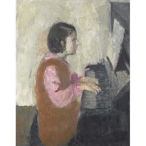 MARGUERITE FREY-SURBEK : Junge Frau am Klavier (DOBIASCHOFSKY AUKTIONEN AG)