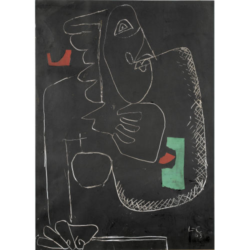 CHARLES-EDOUARD) LE CORBUSIER (EIGTL. JEANNERET : Femme de profil (DOBIASCHOFSKY AUKTIONEN AG)