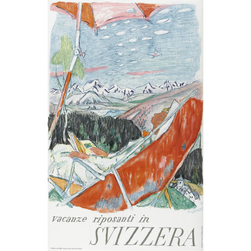 ALOIS CARIGIET : 'Vacanze risposanti in Svizzera' (DOBIASCHOFSKY AUKTIONEN AG)