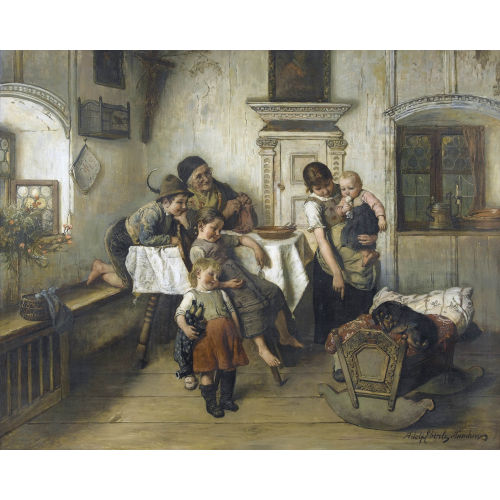 ADOLF EBERLE : Die besetzte Wiege (DOBIASCHOFSKY AUKTIONEN AG)