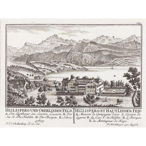 DAVID HERRLIBERGER : 'Hizlisperg und Oberlinden Feld. Hizlisperg et Haut...' (DOBIASCHOFSKY AUKTIONEN AG)