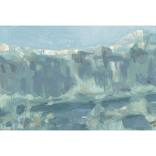 EMILE) YOKI (EIGTL. AEBISCHER : Abstrahierte Gebirgslandschaft (DOBIASCHOFSKY AUKTIONEN AG)
