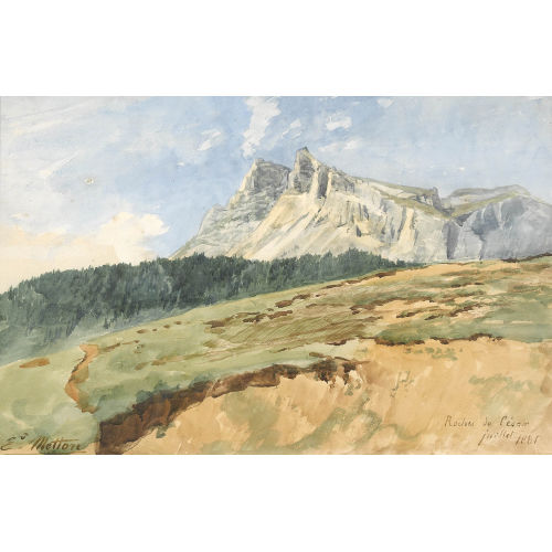 EDOUARD METTON : 'Roches de C�sar' (DOBIASCHOFSKY AUKTIONEN AG)
