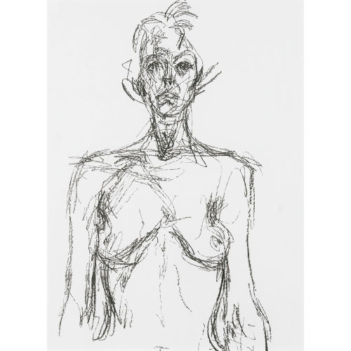 ALBERTO GIACOMETTI : Bust of nude (DOBIASCHOFSKY AUKTIONEN AG)