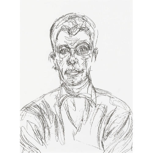ALBERTO GIACOMETTI : Head of a man (DOBIASCHOFSKY AUKTIONEN AG)