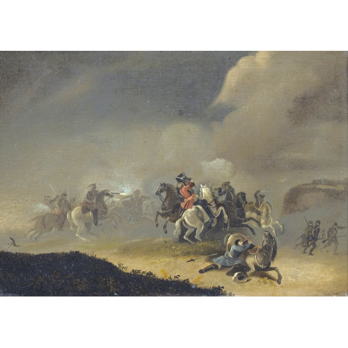 PHILIPS WOUWERMAN : Reitergefecht (DOBIASCHOFSKY AUKTIONEN AG)