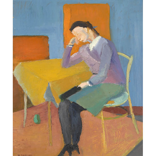 WALTER SCH�LCHLI : 'M�dchen am Tisch' (DOBIASCHOFSKY AUKTIONEN AG)