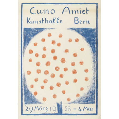 CUNO AMIET : 'Cuno Amiet Kunsthalle Bern 1958' (DOBIASCHOFSKY AUKTIONEN AG)