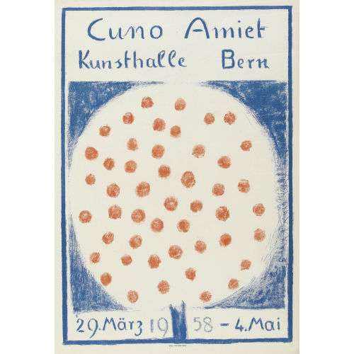 CUNO AMIET : 'Cuno Amiet Kunsthalle Bern 1958' (DOBIASCHOFSKY AUKTIONEN AG)