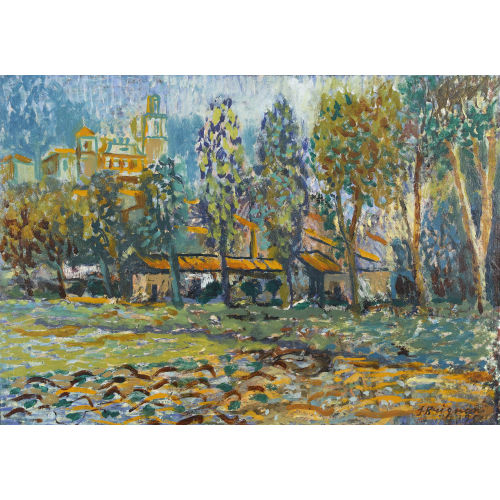SERGE BRIGNONI : 'Paysage en Espagne' (DOBIASCHOFSKY AUKTIONEN AG)