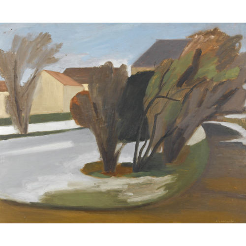 CLAUDE LOEWER : Paysage d′hiver � La Chaux-de-Fonds (DOBIASCHOFSKY AUKTIONEN AG)