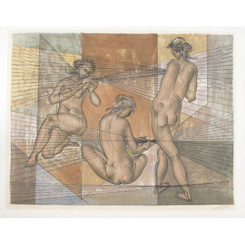 HANS ERNI : Die Spinnerinnen (DOBIASCHOFSKY AUKTIONEN AG)