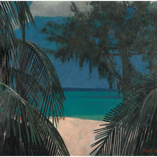 WALTER MAFLI : Tropische Strandpartie (DOBIASCHOFSKY AUKTIONEN AG)