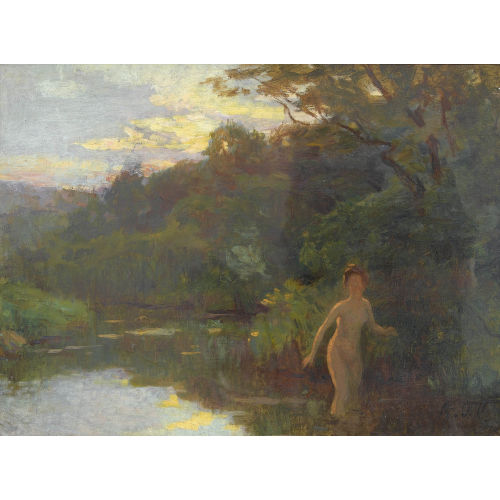 ALPHONSE OSBERT : 'La muse au lever du soleil' (DOBIASCHOFSKY AUKTIONEN AG)