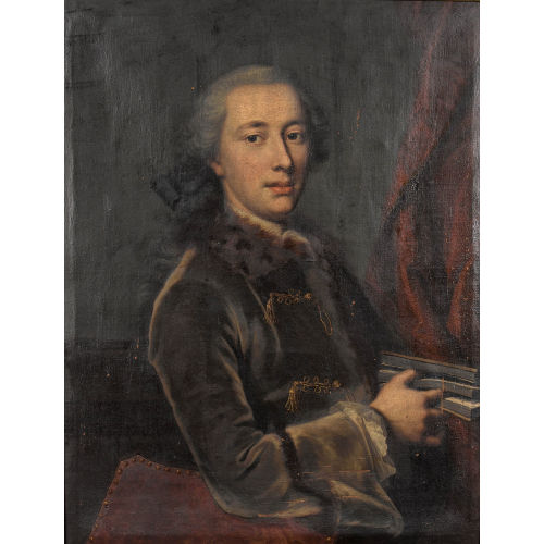 JAKOB EMANUEL HANDMANN : Dreiviertelportr�t eines Herrn (DOBIASCHOFSKY AUKTIONEN AG)