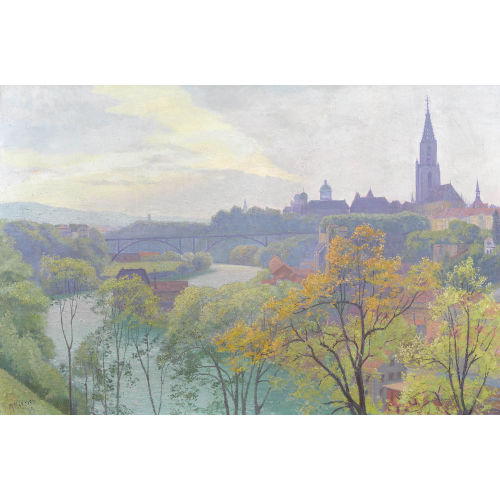 ROBERT KIENER : 'Kirchenfeldbr�cke' (DOBIASCHOFSKY AUKTIONEN AG)