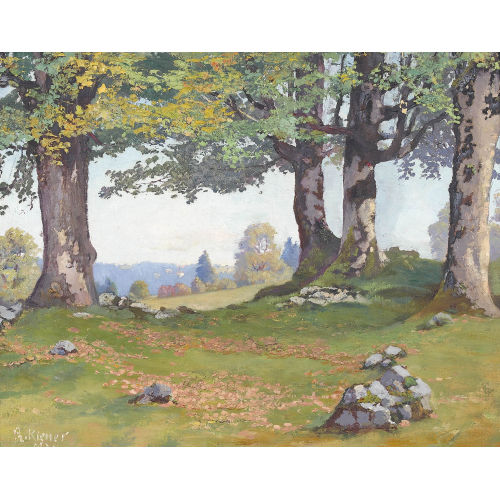 ROBERT KIENER : 'Sous les arbres' (DOBIASCHOFSKY AUKTIONEN AG)