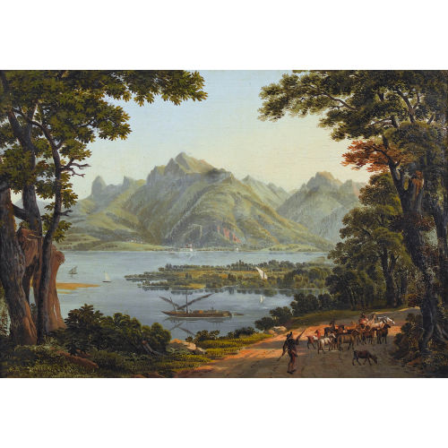 GABRIEL (GEN. LORY FILS) LORY : Vue du Lac de Gen�ve (DOBIASCHOFSKY AUKTIONEN AG)