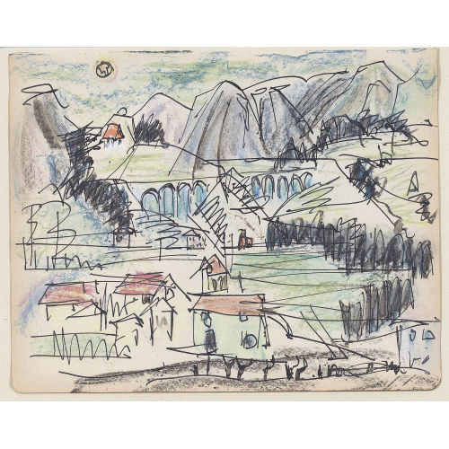 ALBERT M�LLER : Tessiner Landschaft (DOBIASCHOFSKY AUKTIONEN AG)