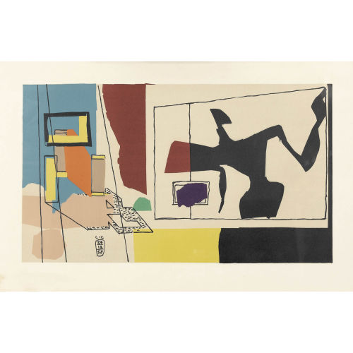 CHARLES-EDOUARD) LE CORBUSIER (EIGTL. JEANNERET : Femme � la fen�tre (DOBIASCHOFSKY AUKTIONEN AG)