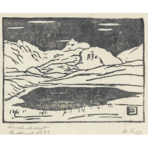 MARTHA CUNZ : 'Schneelandschaft' (DOBIASCHOFSKY AUKTIONEN AG)