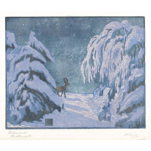 MARTHA CUNZ : 'Winterlandschaft' (DOBIASCHOFSKY AUKTIONEN AG)
