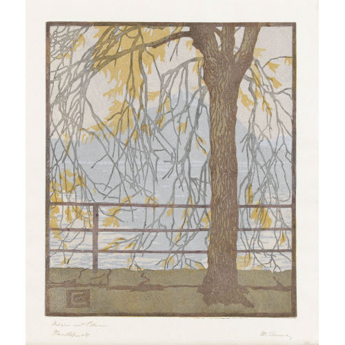 MARTHA CUNZ : Niesen mit Baum (DOBIASCHOFSKY AUKTIONEN AG)