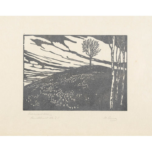 MARTHA CUNZ : 'Crocuswiese' (DOBIASCHOFSKY AUKTIONEN AG)