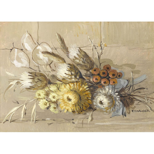 RENEE YOLANDA HAUSER : 'Petit bouquet de fleurs s�ches' (DOBIASCHOFSKY AUKTIONEN AG)