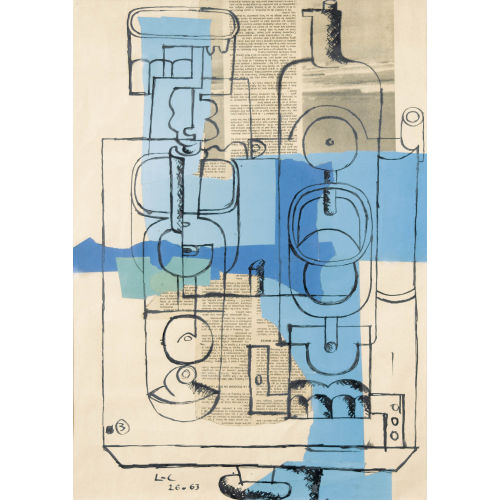 CHARLES-EDOUARD) LE CORBUSIER (EIGTL. JEANNERET : Deux bouteilles (DOBIASCHOFSKY AUKTIONEN AG)