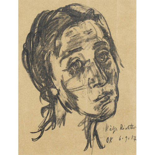 OSKAR KOKOSCHKA : 'Portr�t K�the Richter' (DOBIASCHOFSKY AUKTIONEN AG)