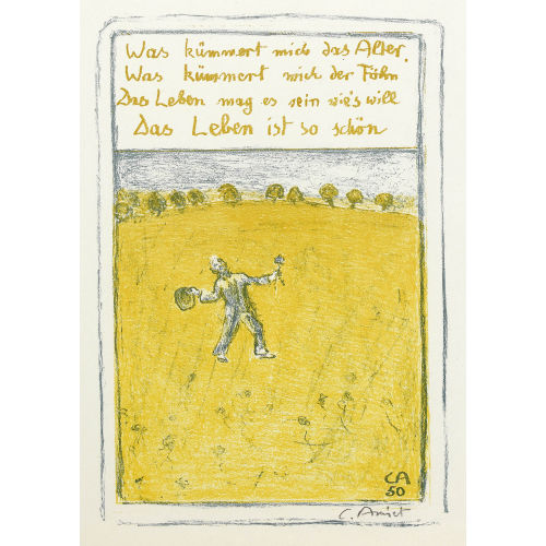 CUNO AMIET : Fr�hlicher Wanderer (DOBIASCHOFSKY AUKTIONEN AG)