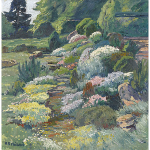 HANS BEAT WIELAND : 'Bl�hender Alpengarten' (DOBIASCHOFSKY AUKTIONEN AG)