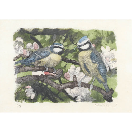 ROBERT HAINARD : M�sanges bleues, offrande nuptiale (DOBIASCHOFSKY AUKTIONEN AG)