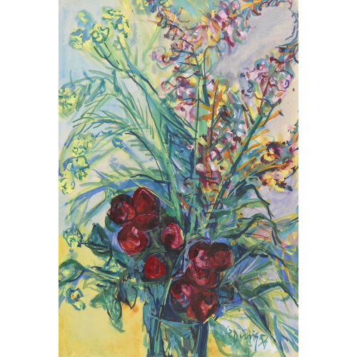 ROLF D�RIG : Bunter Blumenstrauss (DOBIASCHOFSKY AUKTIONEN AG)