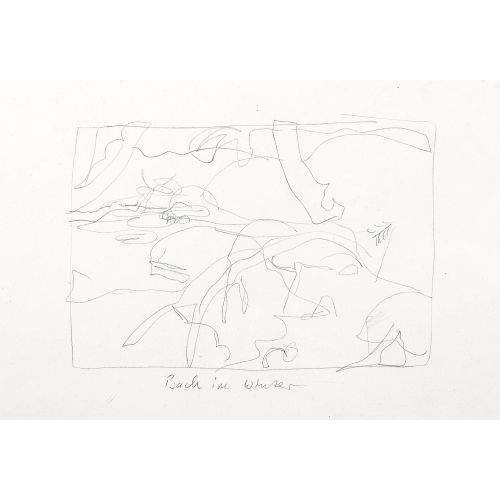 FRANZ GERTSCH : Bach im Winter (DOBIASCHOFSKY AUKTIONEN AG)