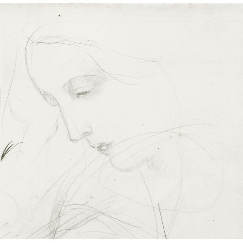 FRANZ GERTSCH : And�chtige Frau (DOBIASCHOFSKY AUKTIONEN AG)