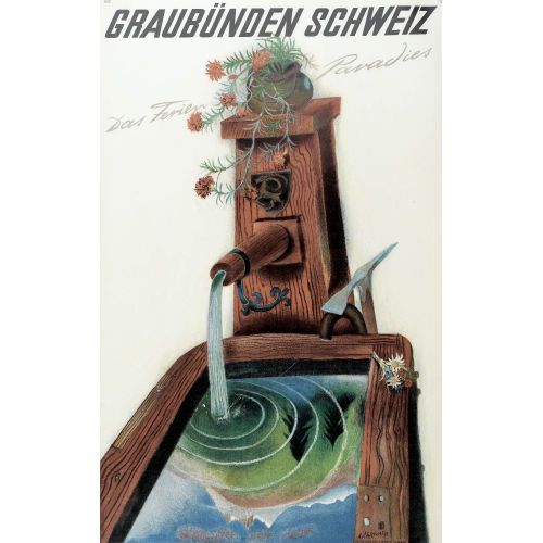 ALOIS CARIGIET : 'Graub�nden Schweiz' (DOBIASCHOFSKY AUKTIONEN AG)