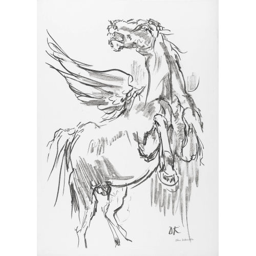 OSKAR KOKOSCHKA : Pegasus (DOBIASCHOFSKY AUKTIONEN AG)