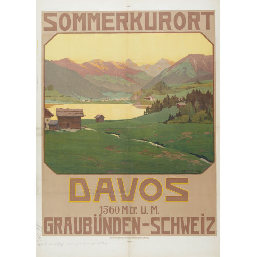 WALTHER KOCH : 'Sommerkurort Davos' (DOBIASCHOFSKY AUKTIONEN AG)