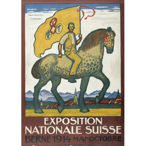 EMIL CARDINAUX : 'Exposition Nationale Suisse Berne 1914' (DOBIASCHOFSKY AUKTIONEN AG)