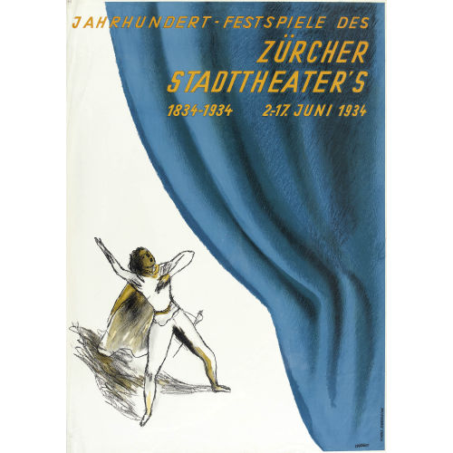 ALOIS CARIGIET : 'Jahrhundert-Festspiele des Z�rcher Stadttheaters 1934' (DOBIASCHOFSKY AUKTIONEN AG)