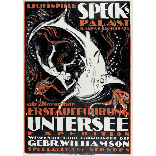 OTTO BAUMBERGER : 'Lichtspiele Speck′s Palast Untersee' (DOBIASCHOFSKY AUKTIONEN AG)