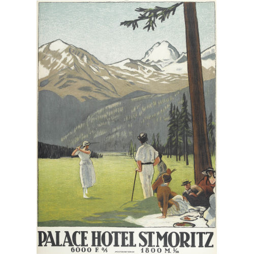 EMIL CARDINAUX : 'Palace Hotel St. Moritz' (DOBIASCHOFSKY AUKTIONEN AG)