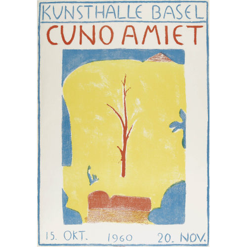 CUNO AMIET : 'Kunsthalle Basel 1960' (DOBIASCHOFSKY AUKTIONEN AG)