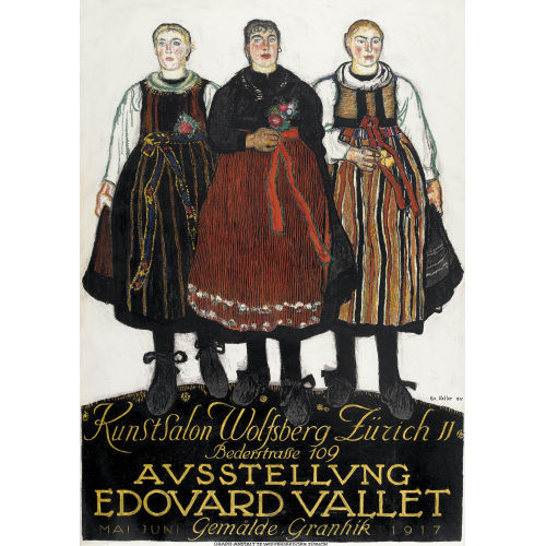 EDOUARD VALLET : 'Kunstsalon Wolfsberg 1917' (DOBIASCHOFSKY AUKTIONEN AG)