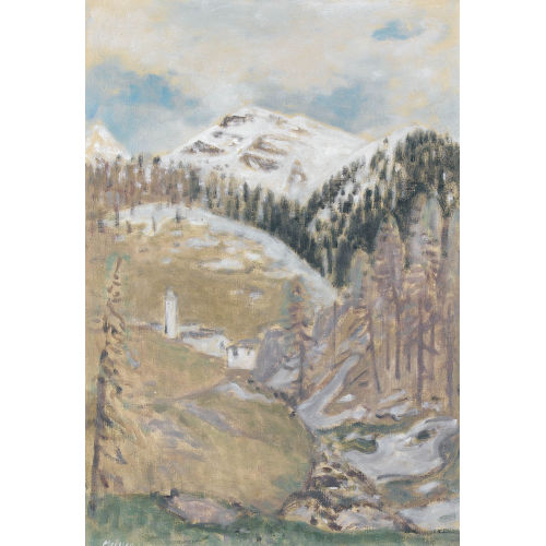 LEONHARD MEISSER : 'Im Oberhalbstein' (DOBIASCHOFSKY AUKTIONEN AG)