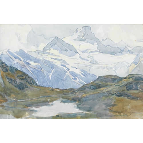 RAFFAELE DE GRADA : 'Motiv aus Braunwald' (DOBIASCHOFSKY AUKTIONEN AG)