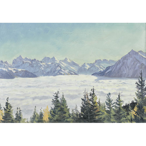 WALDEMAR FINK : '�ber dem Nebelmeer' (DOBIASCHOFSKY AUKTIONEN AG)